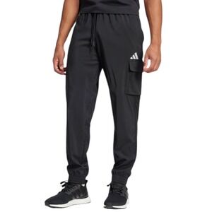 Adidas Essentials Small Logo Cargo Pants Light Weight Regular Fit Men Size M NWT